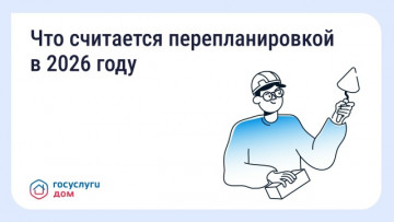 Что считается перепланировкой в 2026г.